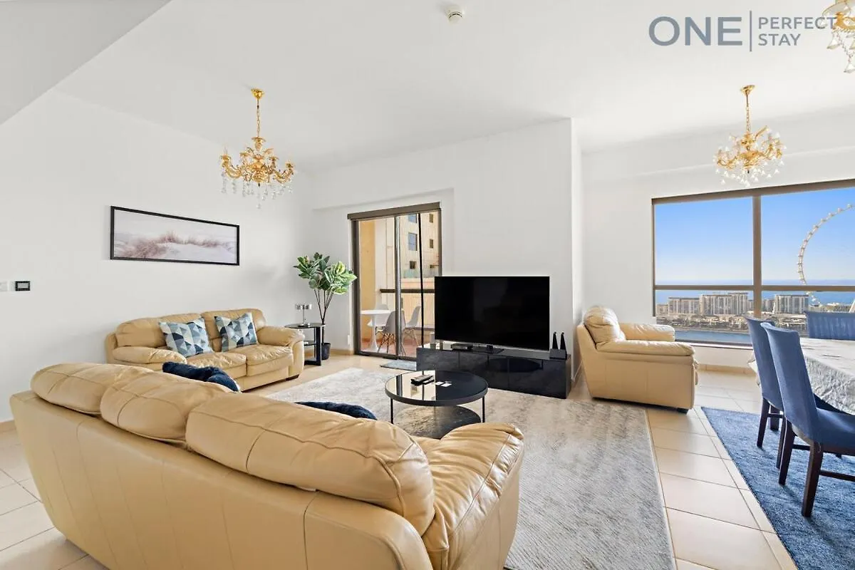 2Br Apartment In Jbr Dubai With Dubai Eye View
