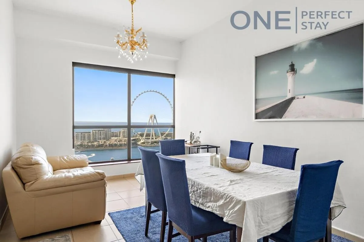 2Br Apartment In Jbr Dubai With Dubai Eye View United Arab Emirates